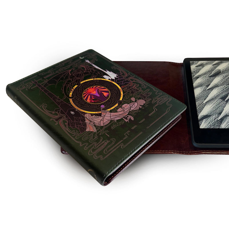 Vegan Leather Book Look Kindle Case Potter Themed Book of