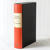 Vintage Book-Look Files - Various Colours