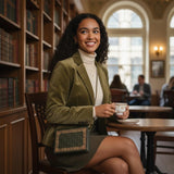 Ornate Green - Cross-Body Bag - Purse