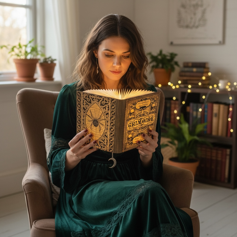 Book Look Wireless Reading Light - Grimoire Magic