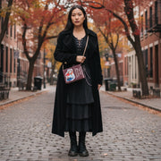 Recently Deceased Beetlejuice Themed Book Style Shoulder Handbag