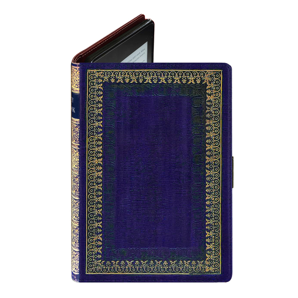 Royal Blue My Book - Luxury Faux Leather Case - Kindle Scribe
