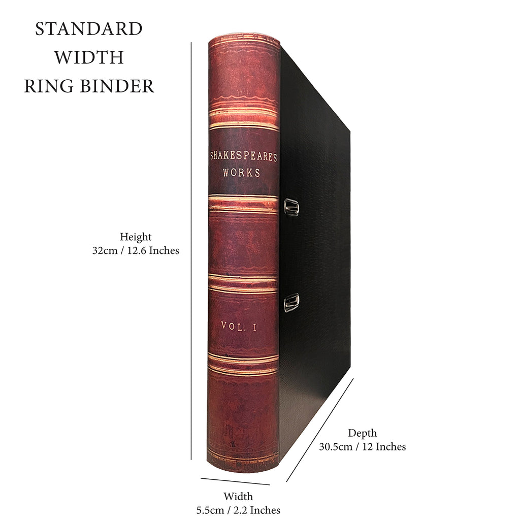 Set of 4 Book Look A4 Ring Binders | KleverCase