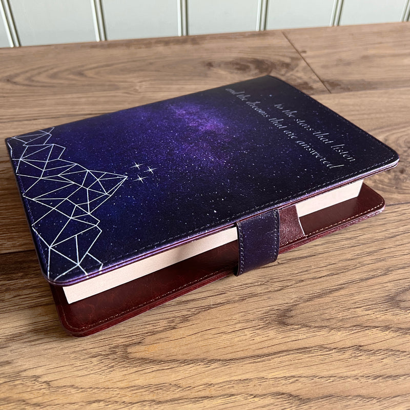 Dust Jacket Paperback Book Protector - ...Stars Who Listen