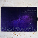To The Stars Who Listen - Luxury Faux Leather Case - Kindle Scribe