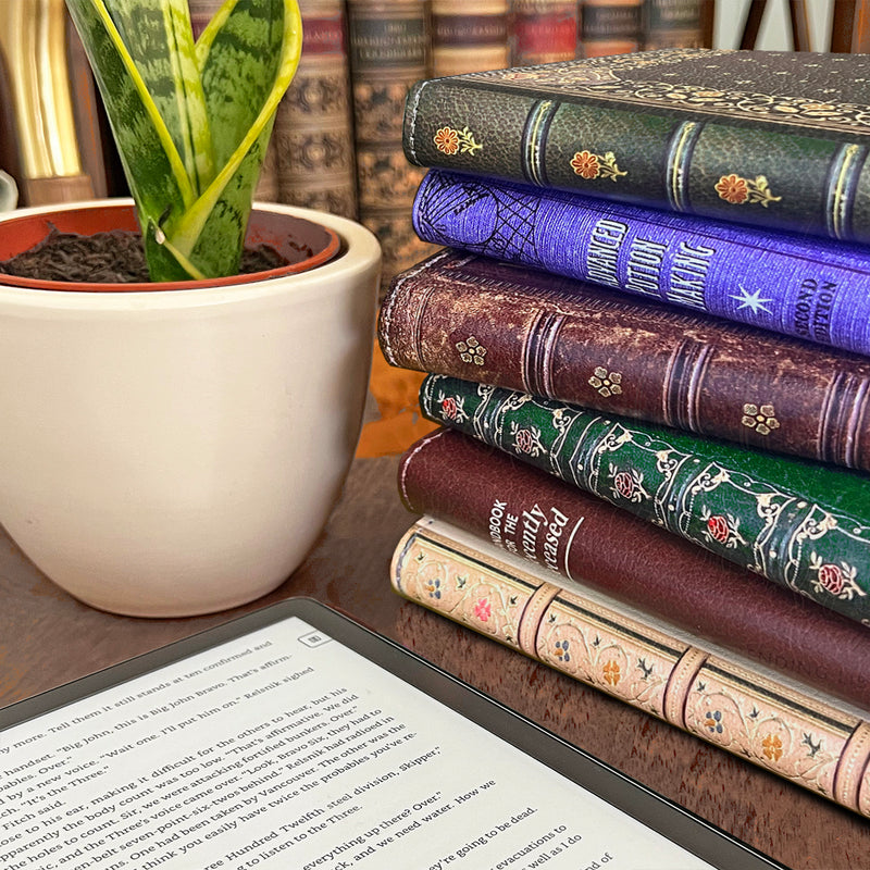 Universal Faux Leather Case for Kindle, Paperwhite, Colorsoft, Oasis, Scribe, Kobo Clara, Libra and Most eReaders