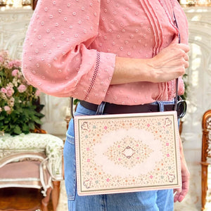 Vintage Flowers / Cross-Body Bag