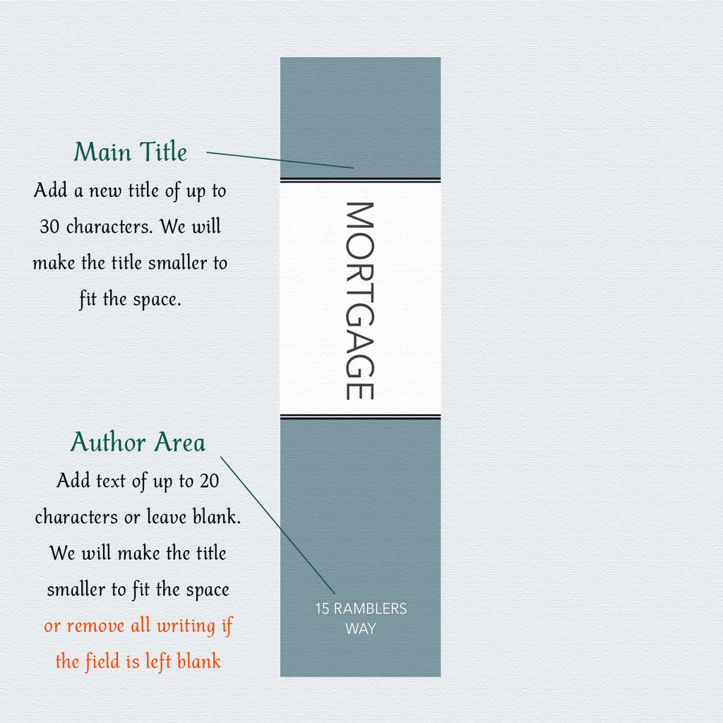 Modern Book Style File - Design C