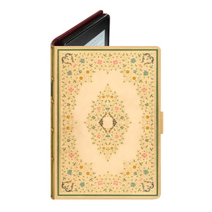 Vintage Flowers My Book - Luxury Faux Leather Case -  Universal Tablet Case (10 Inch Screen)