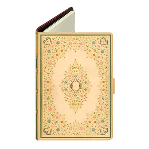 Vintage Flowers My Book - Luxury Faux Reusable Lined Notebook