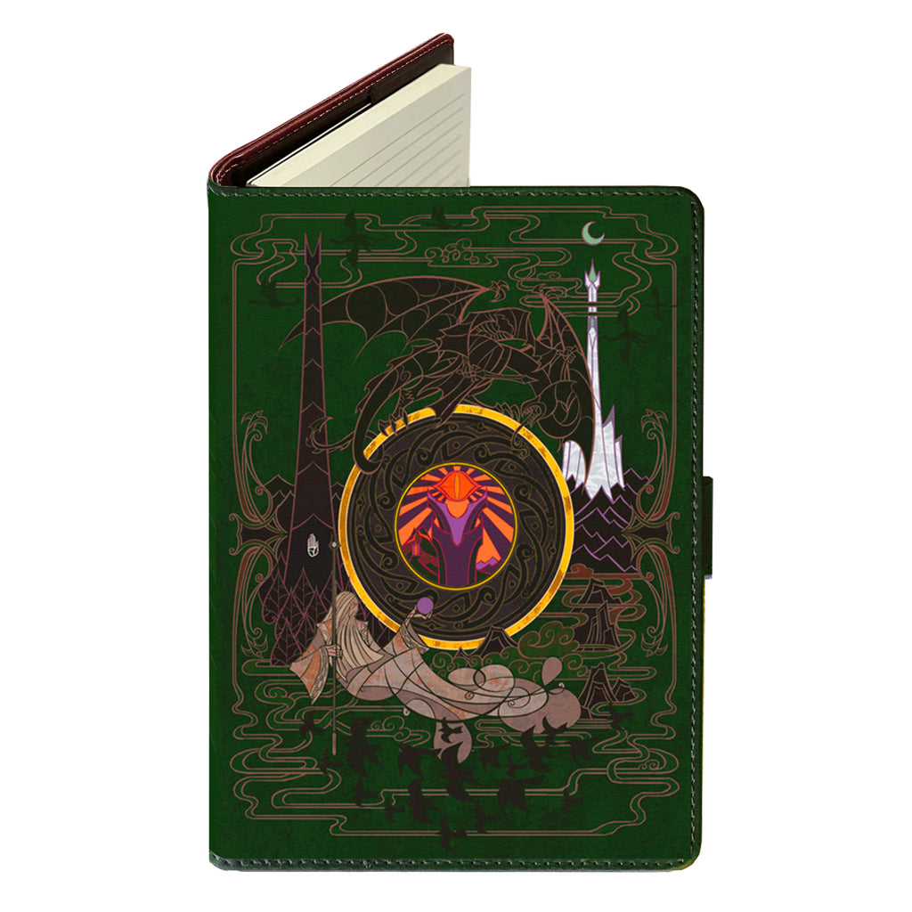 One Book to Rule Them All - Luxury Faux Leather Reusable Lined Notebook