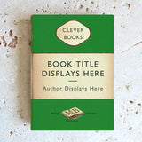 Custom Vintage Hardback Book Cover - Various Colours - Universal eReaders