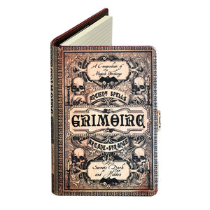 Grimoire Magic - Luxury Faux Leather Reusable Lined Notebook