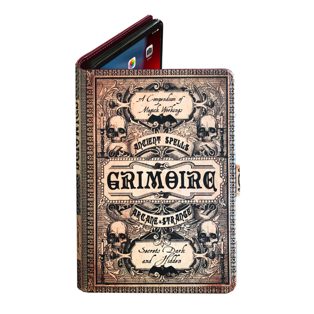 Grimoire Magic - Luxury Faux Leather Case -  Universal Tablet Case (10 Inch Screen)