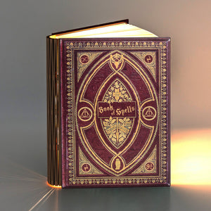 Classic Book Light - Book of Spells Gryffindor Themed
