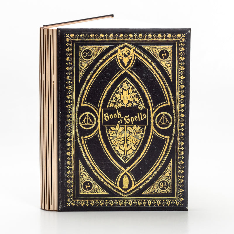 Classic Book Light - Book of Spells Hufflepuff Themed