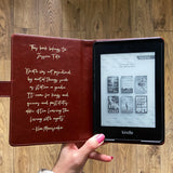 Create Your Own Cover - Vegan Faux Leather Universal Kindle Oasis Case