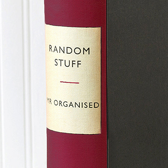 Cherry Red Vintage Book File