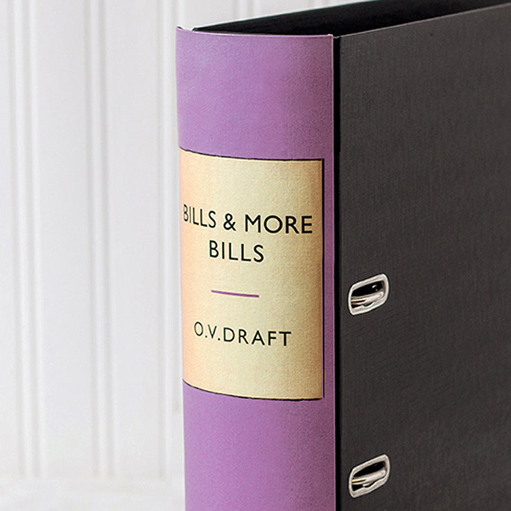 Lilac Vintage Book File