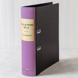 Lilac Vintage Book File