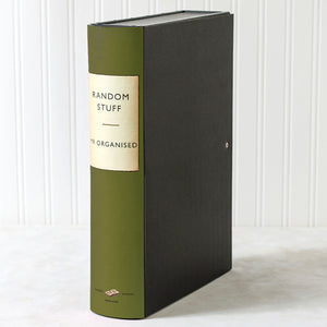 Olive Vintage Book File