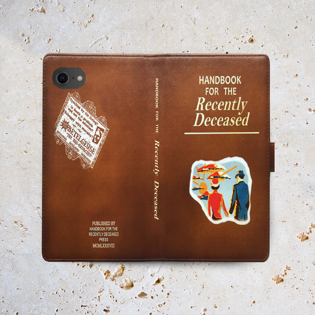 Faux Leather Samsung Phone Case - Handbook for the Recently Deceased