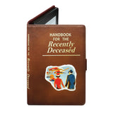 Handbook for the Recently Deceased - Luxury Faux Leather Case - Kindle Oasis