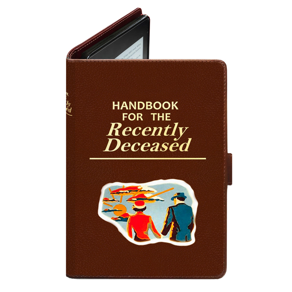 Handbook for the Recently Deceased - Luxury Faux Leather Case -  Universal eReader Case