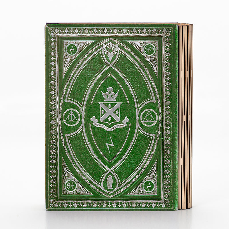 Classic Book Light - Book of Spells Slytherin Themed