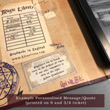 Potter Themed Book of Spells / Universal eReader Case