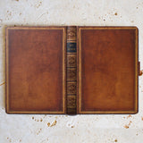 Tan Brown My Book - Luxury Faux Leather Case -  Universal eReader Case