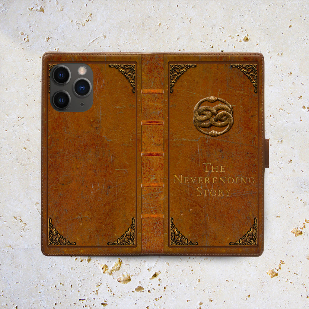 Faux Leather iPhone Case - The Neverending Story